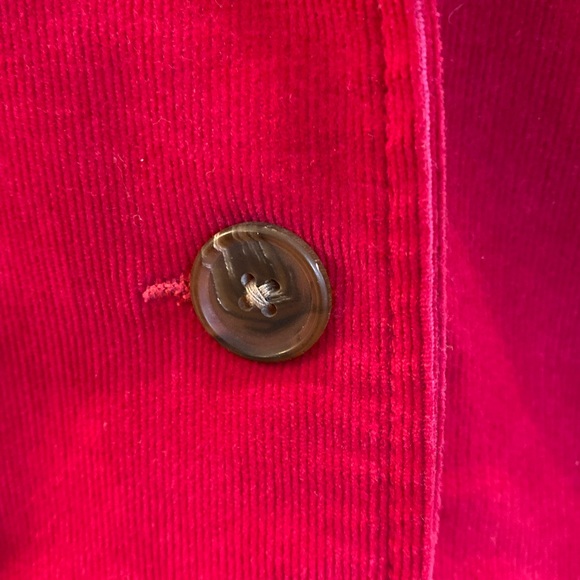 Lands End Womens Fuchsia Corduroy Blazer. / Size 14 - Picture 3 of 11